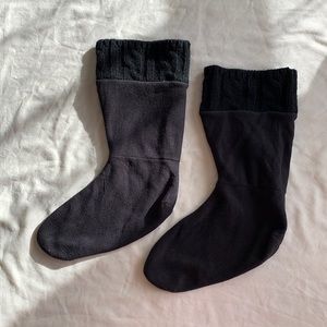 L.L. Bean Wellie Warmers (Cable knit fleece lined rain boot LINERS)